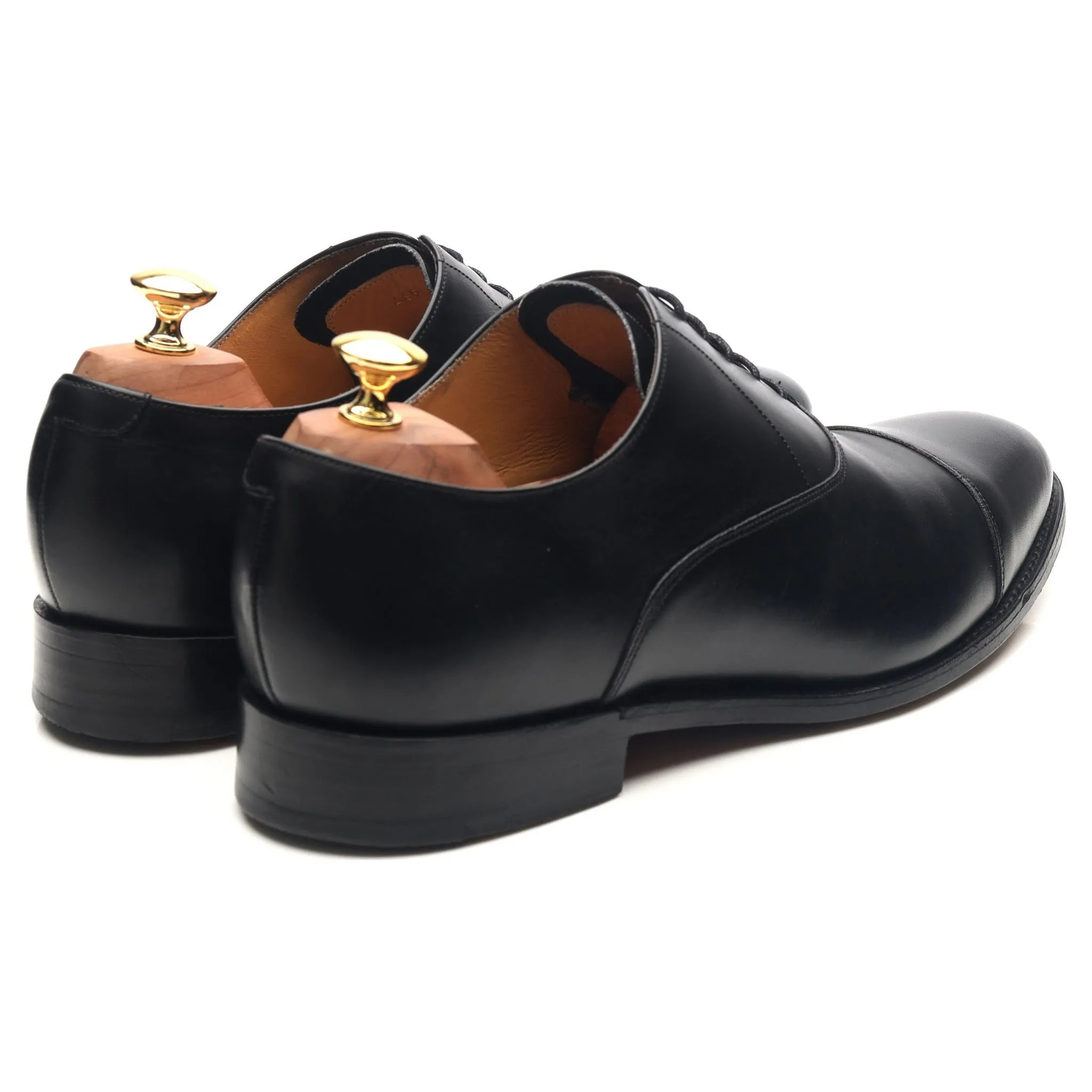 'Duxford' Black Leather Oxford UK 10 G