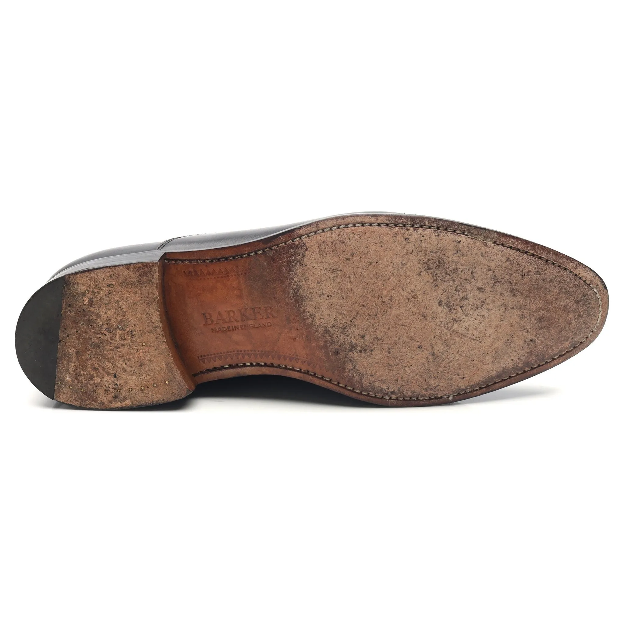 'Duxford' Black Leather Oxford UK 10 G