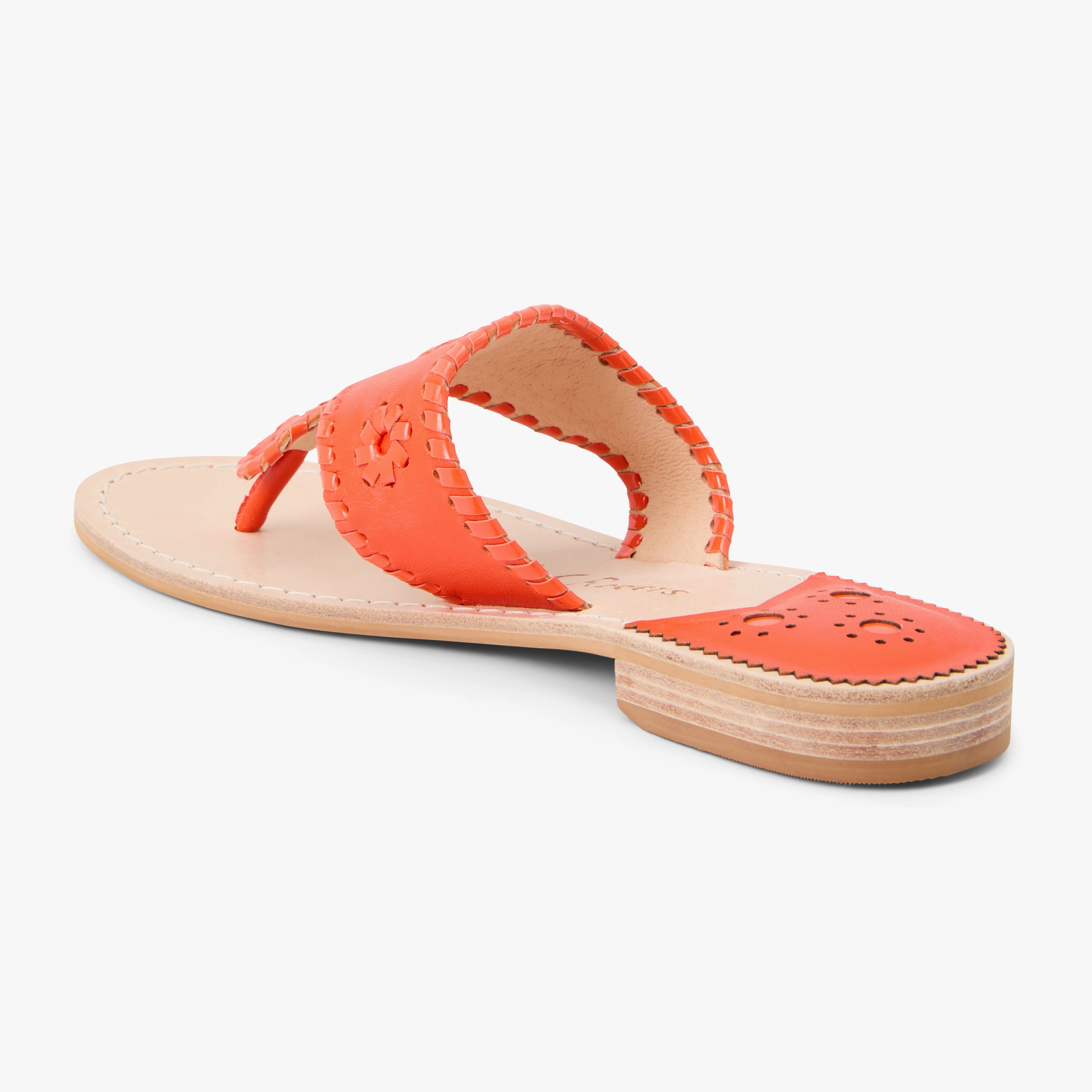 temperature regulation Jacks Leather Flat Sandal