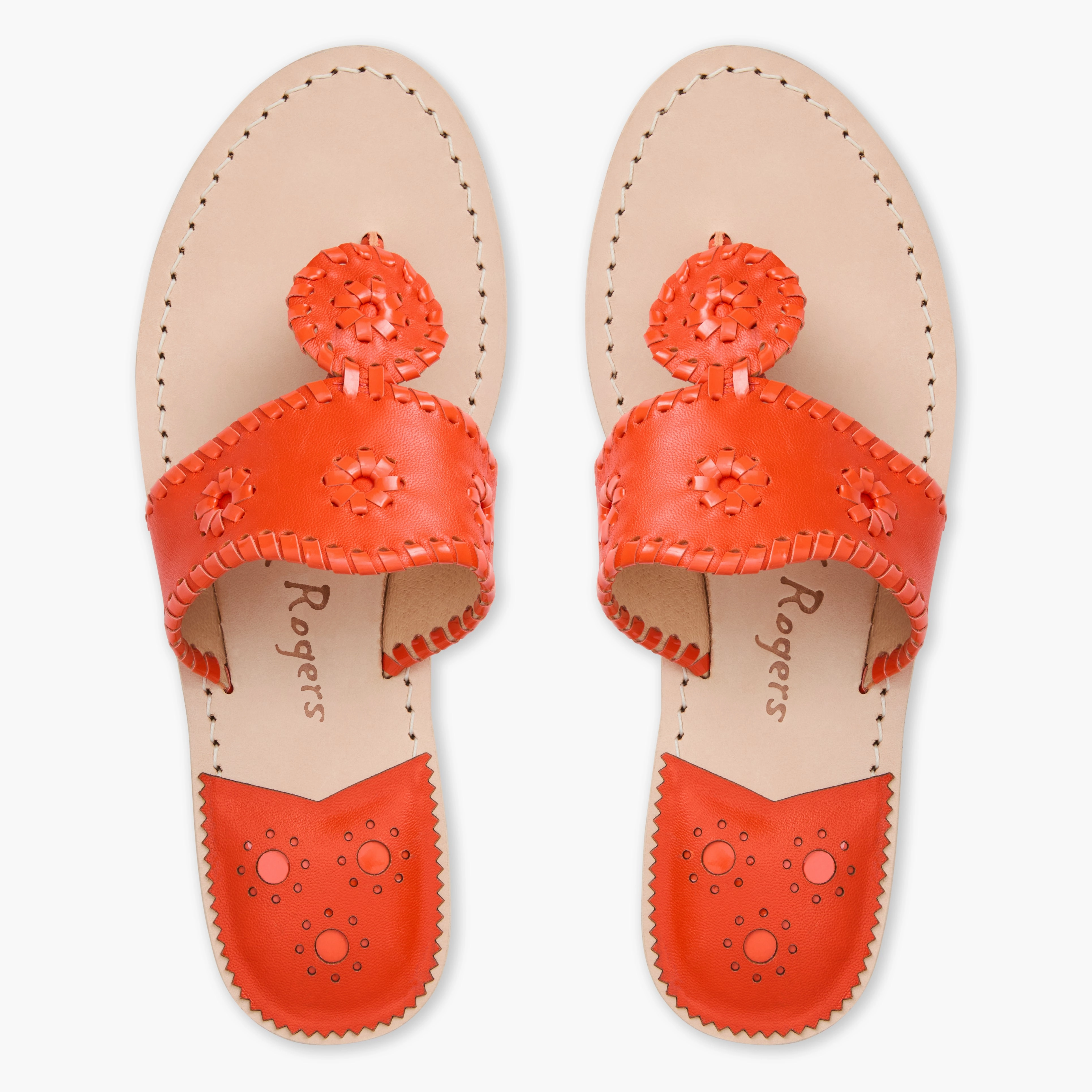 Jacks Leather Flat Sandal Comfortable Open-toe Shoes Hydrophobic Upper Material