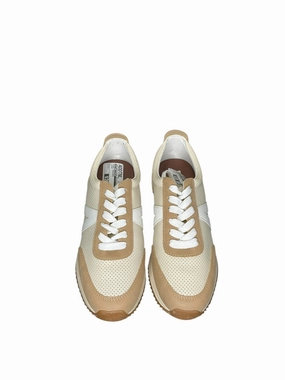 Light Fabric Shoes Sneakers By Altard State In Cream, Size: 7
