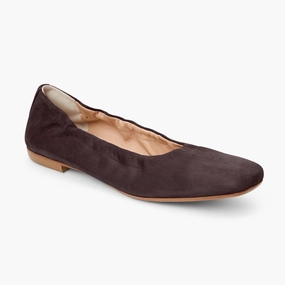 Cushioned Fit Santa Maria Italian Suede Ballet Flat