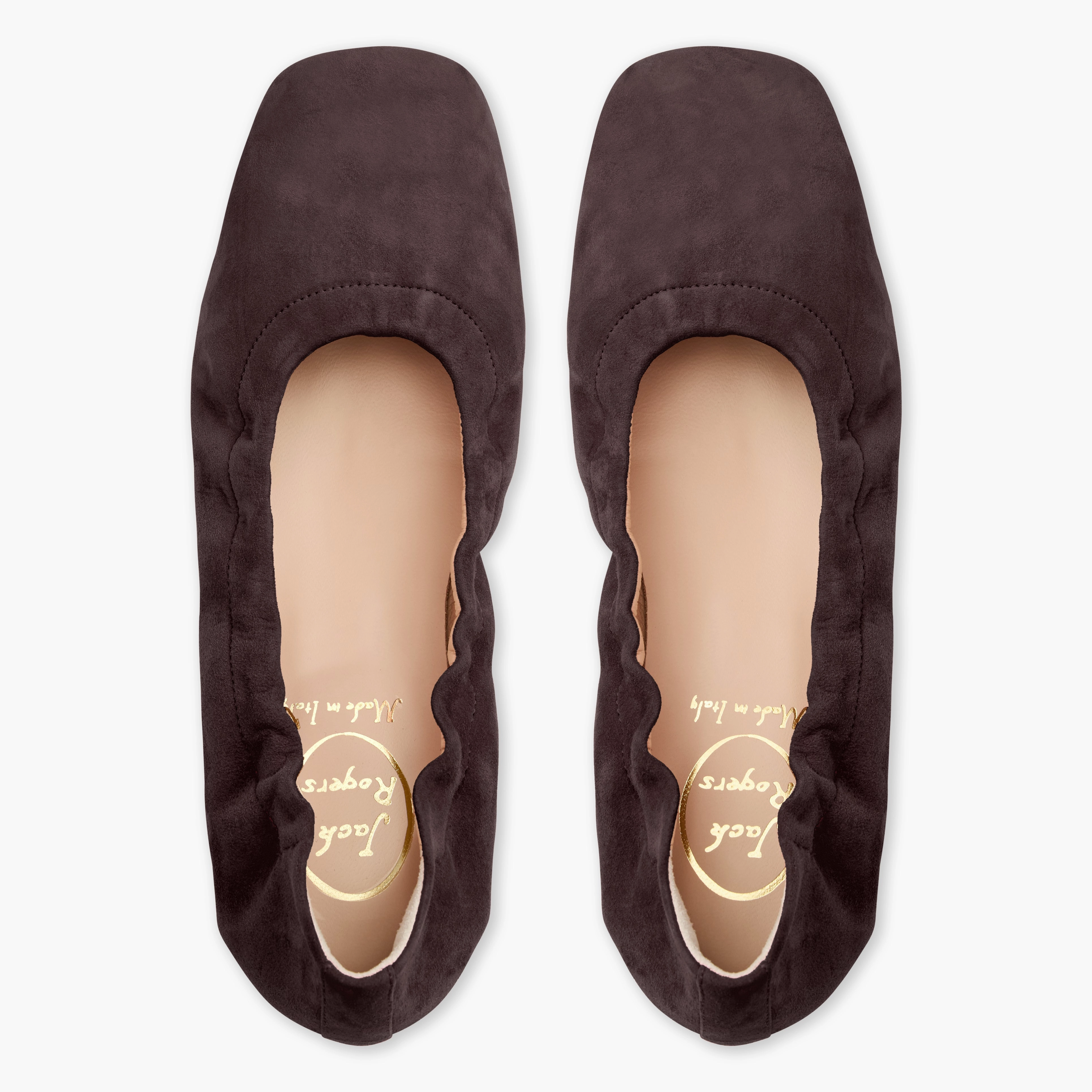 Mom Pick Joy Glow Santa Maria Italian Suede Ballet Flat
