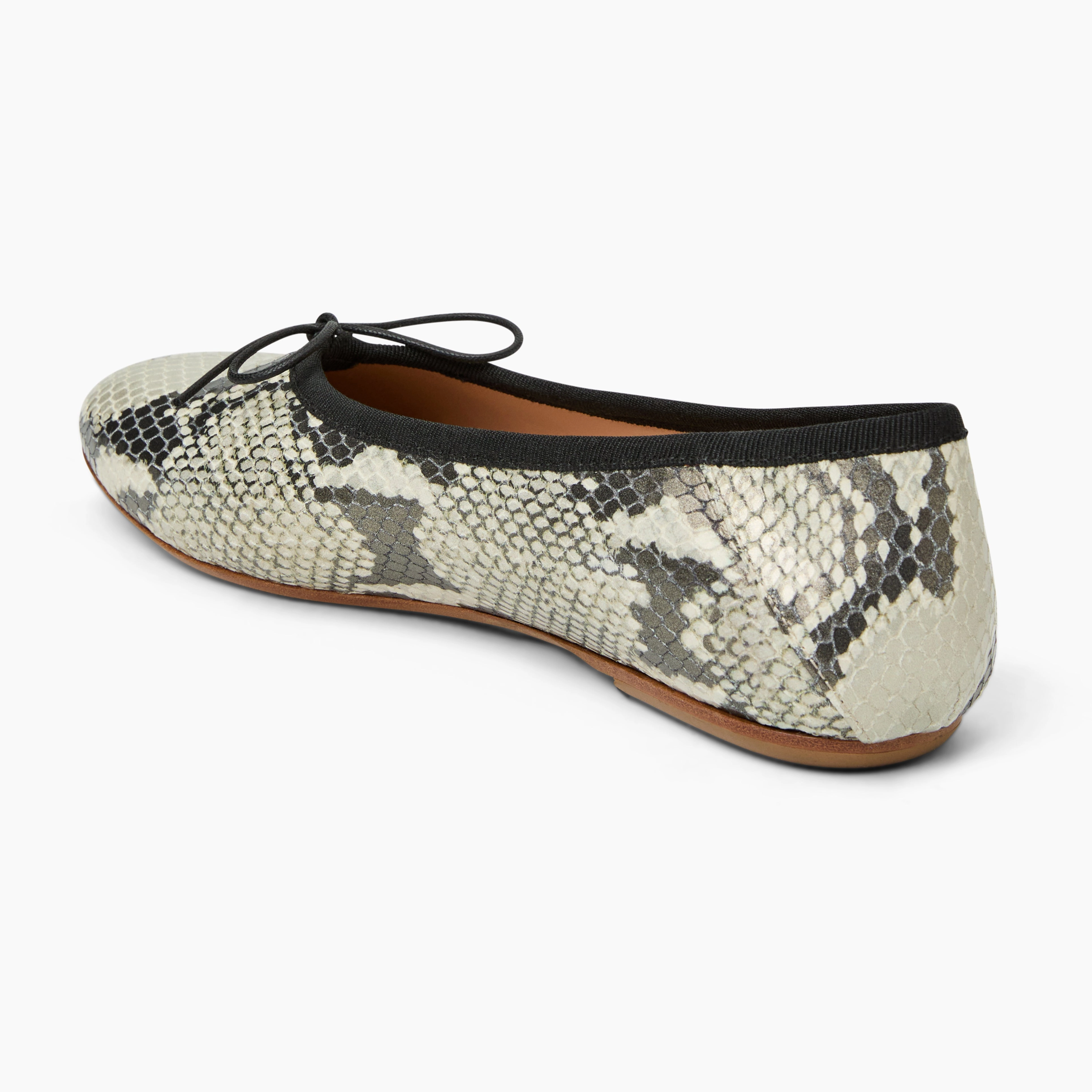 Slip Resistant Sole Carlotta Italian Leather Ballet Flat