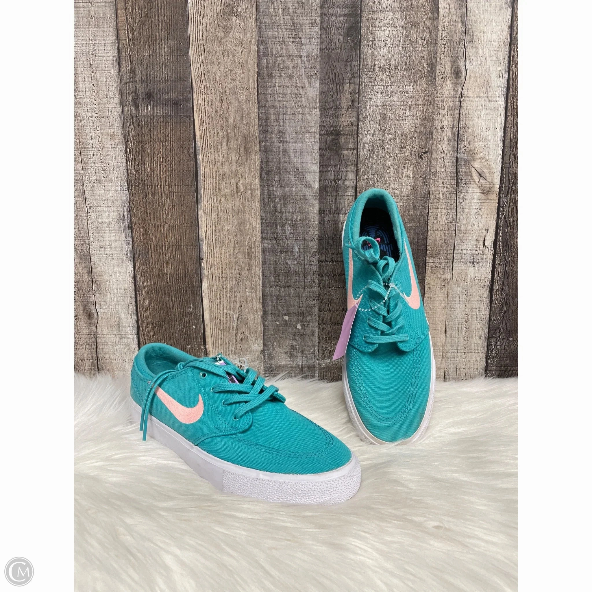 Shoes Sneakers By Nike In Teal, Size: 7.5 Fit Flex Cross Walk