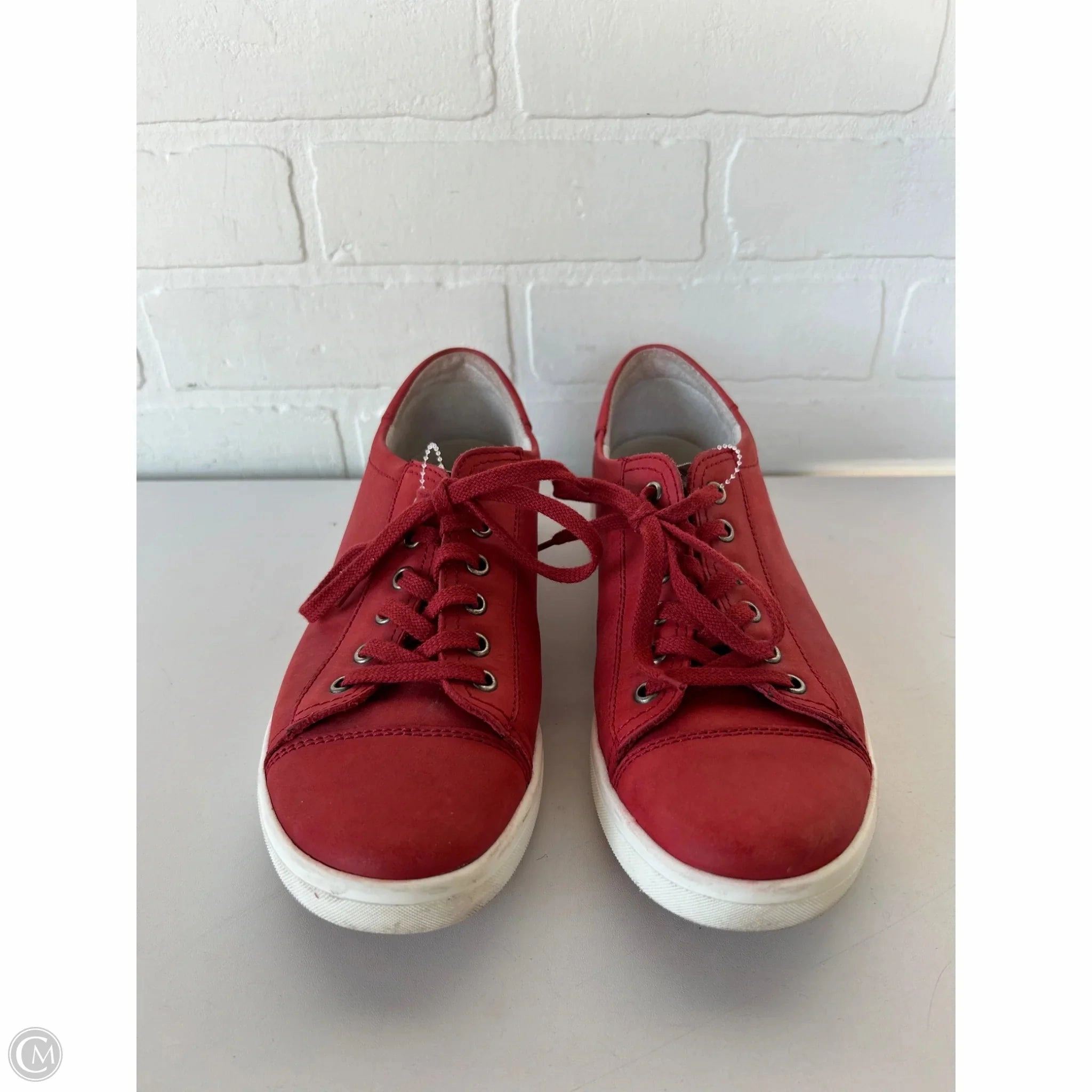 Cool Mesh Shoes Sneakers By Josef Seibel In Red, Size: 8.5