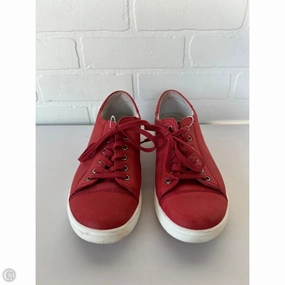Cool Mesh Shoes Sneakers By Josef Seibel In Red, Size: 8.5