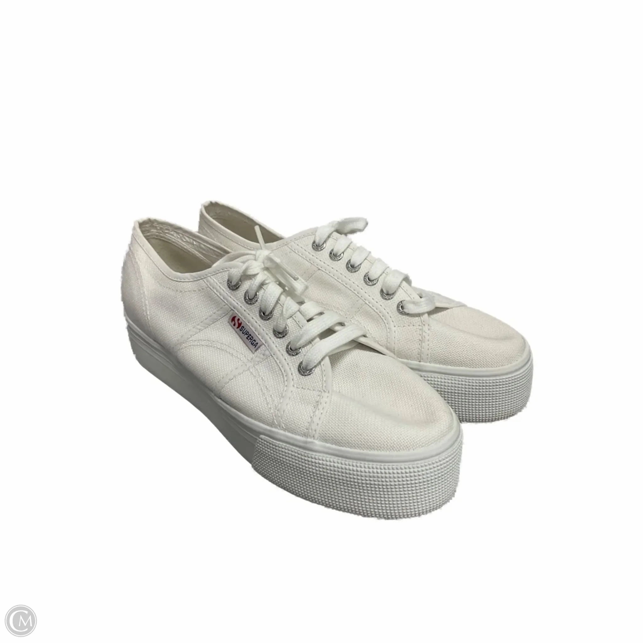 Anti Microbial Lining All-weather sole Shoes Sneakers By Superga In White, Size: 9