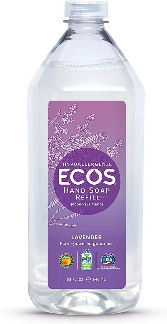 ECOS Hand Soap Lavender Refill 32oz/946ml Exp: 03/27