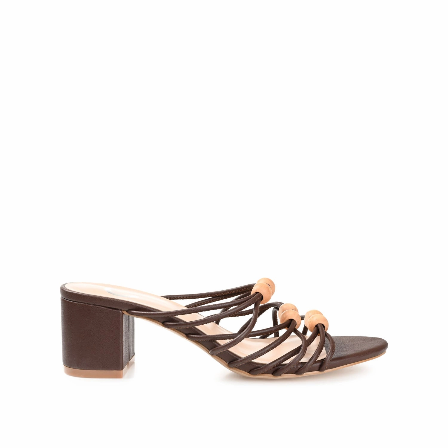 Low Profile KENNADI BLOCK HEELED MULTI STRAP SANDALS