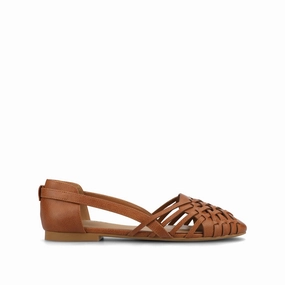 Pure Sprint EKKO VEGAN LEATHER FLATS IN WIDE Reinforced Seams
