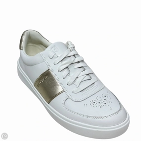 Grand Crosscourt Della Sneakers By Cole-haan In Gold & White, Size: 9.5 Friction reduction Tailored lining