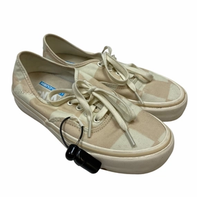 Shoes Sneakers By Vans In Cream & Pink, Size: 6 Knit Weave Texture EVA sole