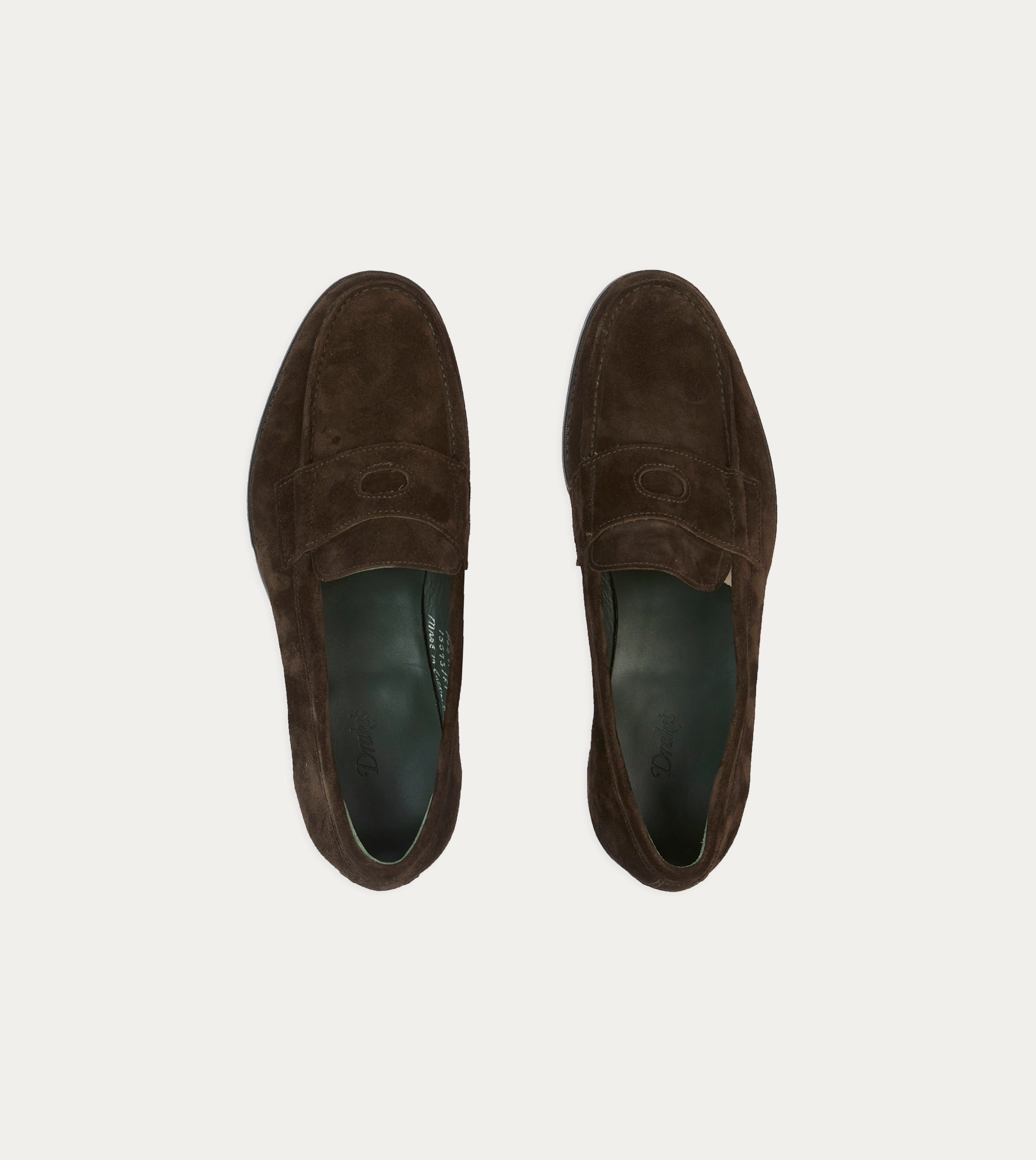 Stylish Casuals Core Design Brown Suede Charles Mk II Goodyear Welted Penny Loafer