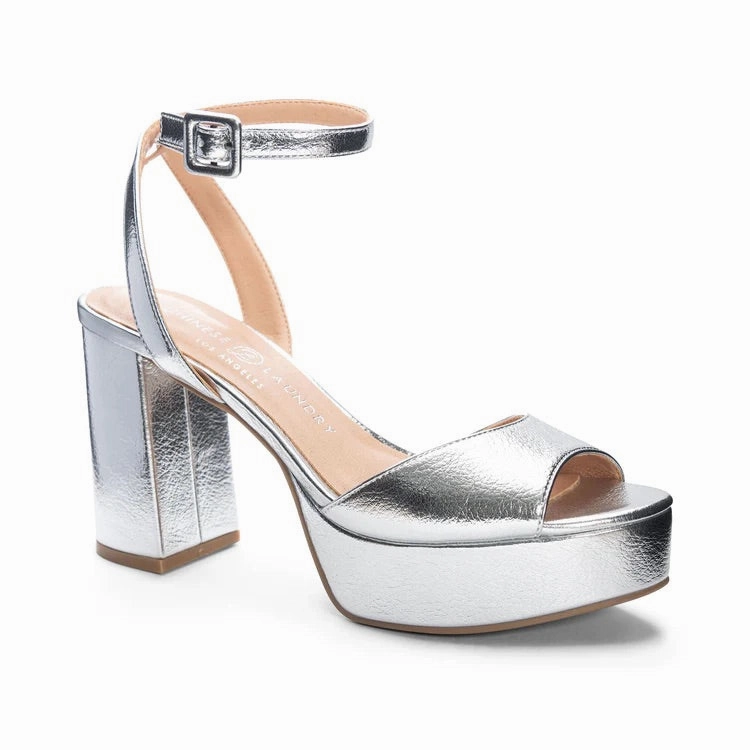 boots microfiber Theresa in Silver