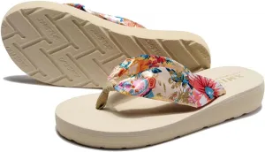 Eliogn Woman's Wedge Flip Flops Girls Summer Casual Thong Platform Sandals