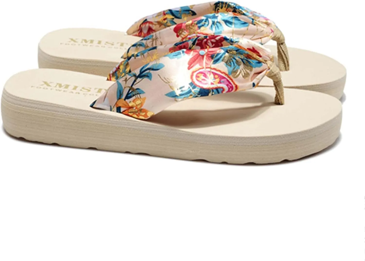 Eliogn Woman's Wedge Flip Flops Girls Summer Casual Thong Platform Sandals