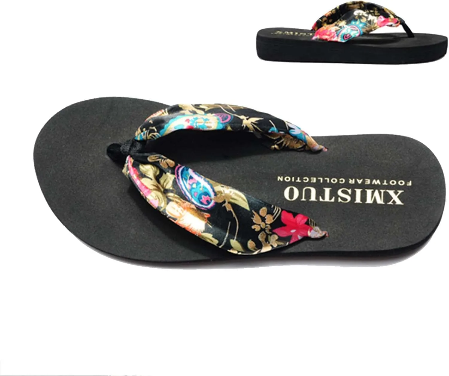 Eliogn Woman's Wedge Flip Flops Girls Summer Casual Thong Platform Sandals