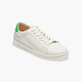 Coral Hue Chic Slip Ellison Leather Low Top Sneaker