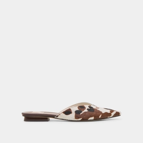 Air Cushioning Canvas Material ELM FLATS COCOA TAURUS CALF HAIR