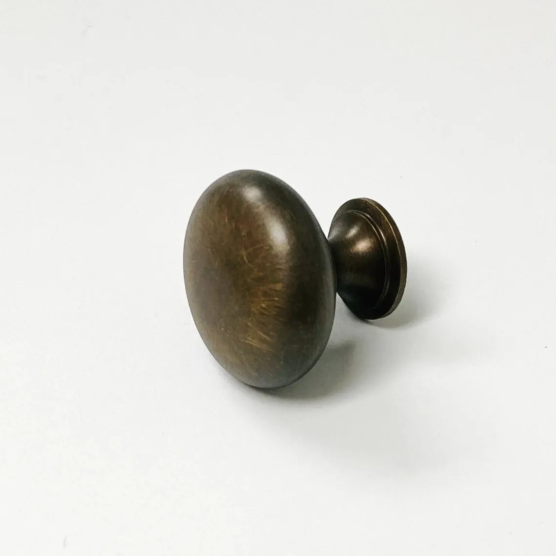 Eloise Antique Brass Round Cabinet Knob