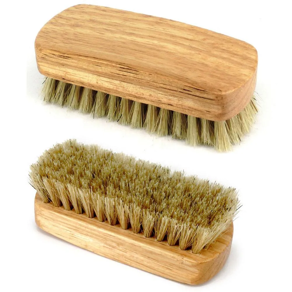 Elvio Pure Pig Bristle Wooden Shoe Brush