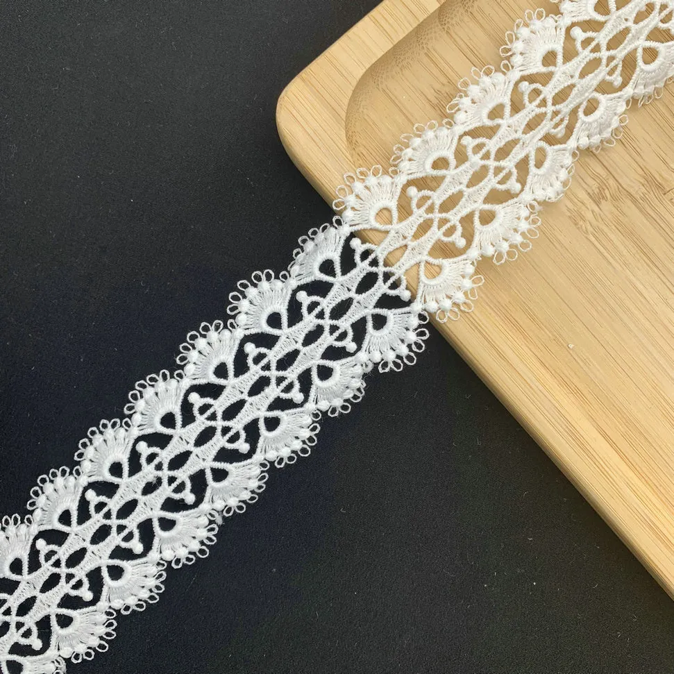 Embroidery lace with cotton fabric NF3B11 1656