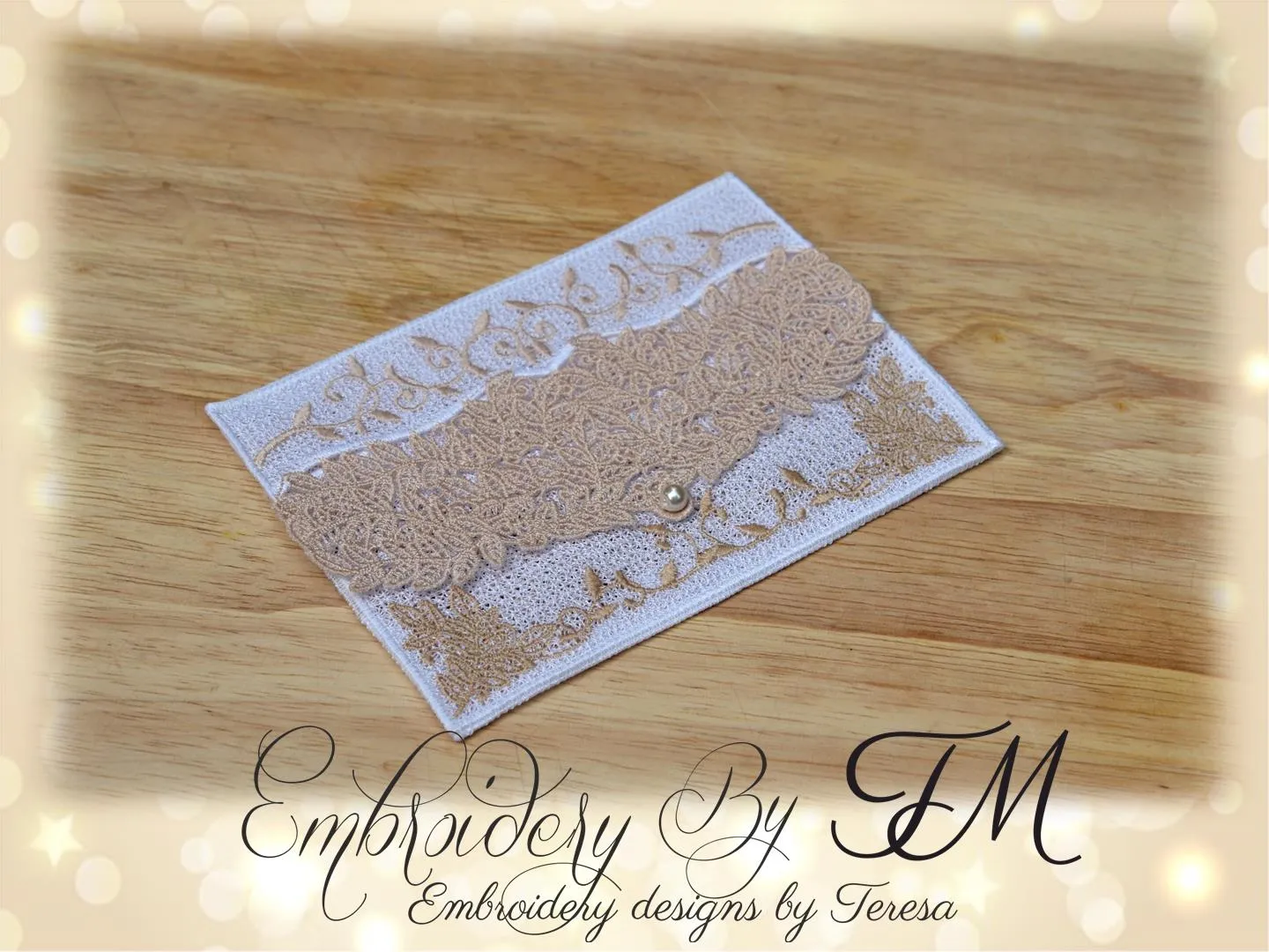 Envelope FSL with leaves / 5x7 hoop