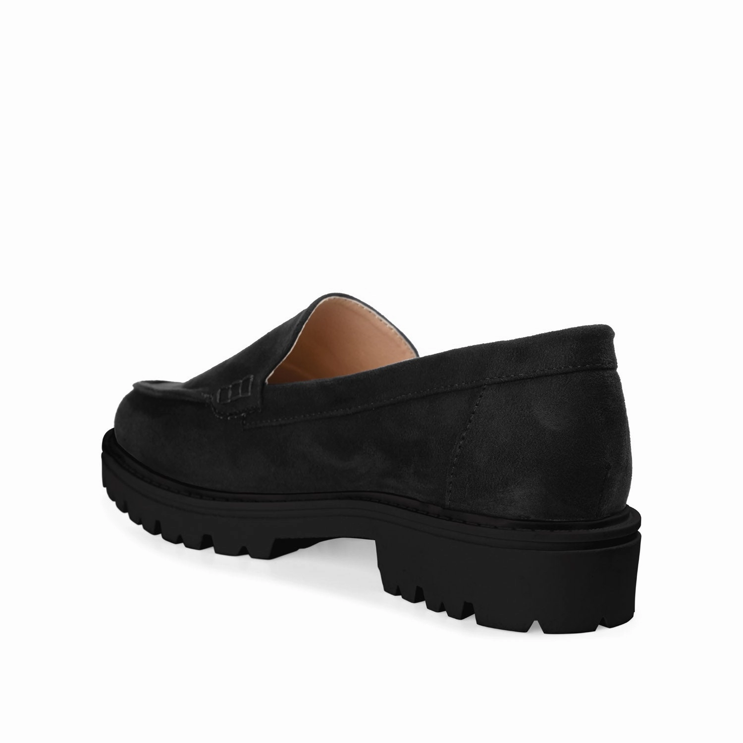 Heritage Vibe Stylish Casuals ERIKA FAUX SUEDE LOAFER FLAT IN WIDE Universal Style