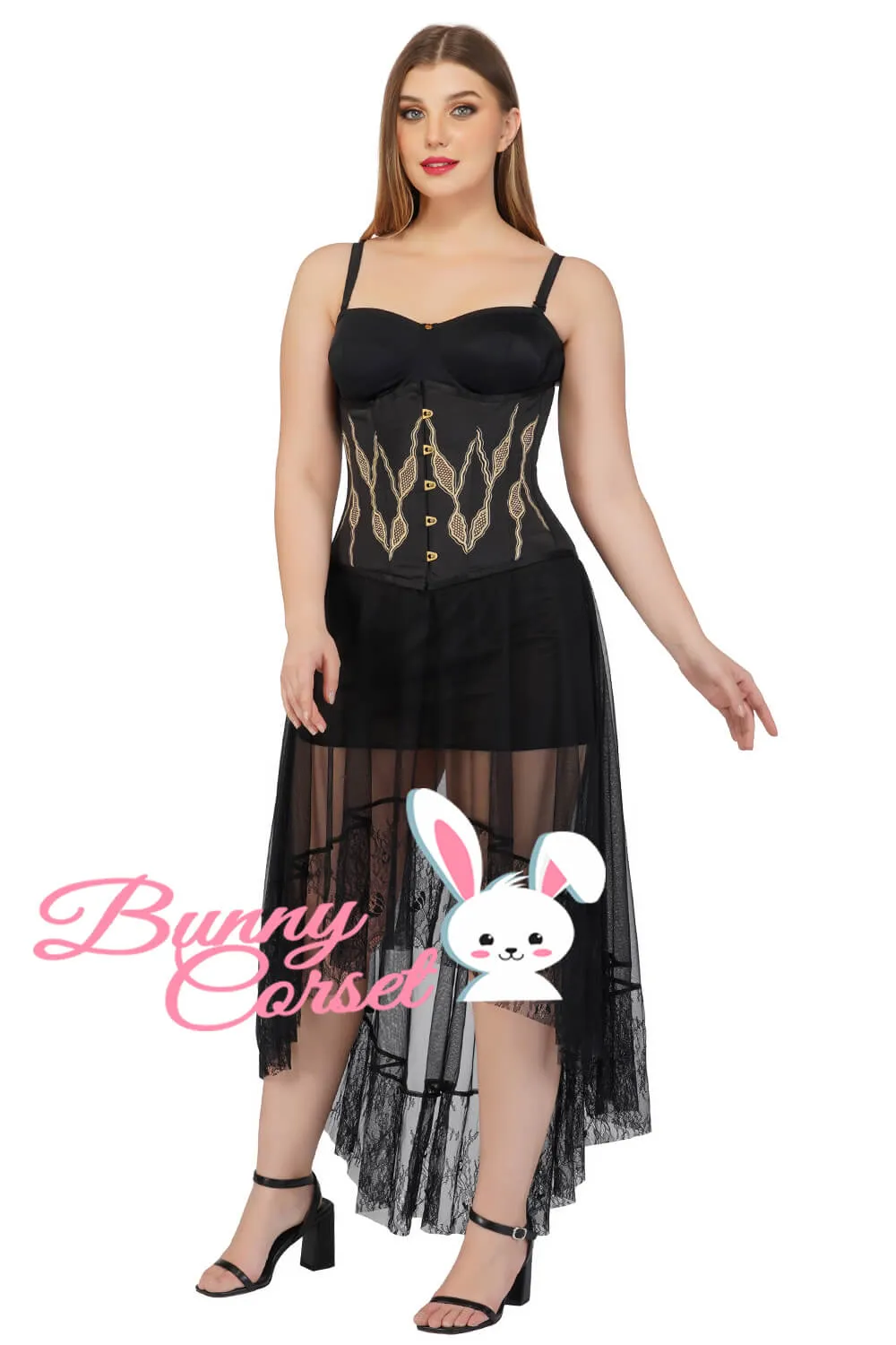 Esmeralda Custom Made Satin Couture Corset