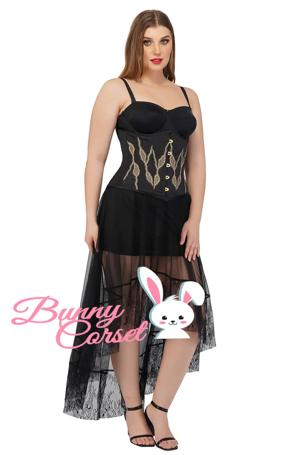 Esmeralda Custom Made Satin Couture Corset
