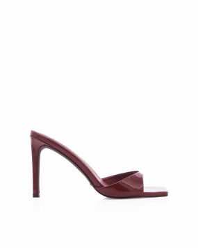 ESMERALDA - DARK CHERRY PATENT Low Impact Design