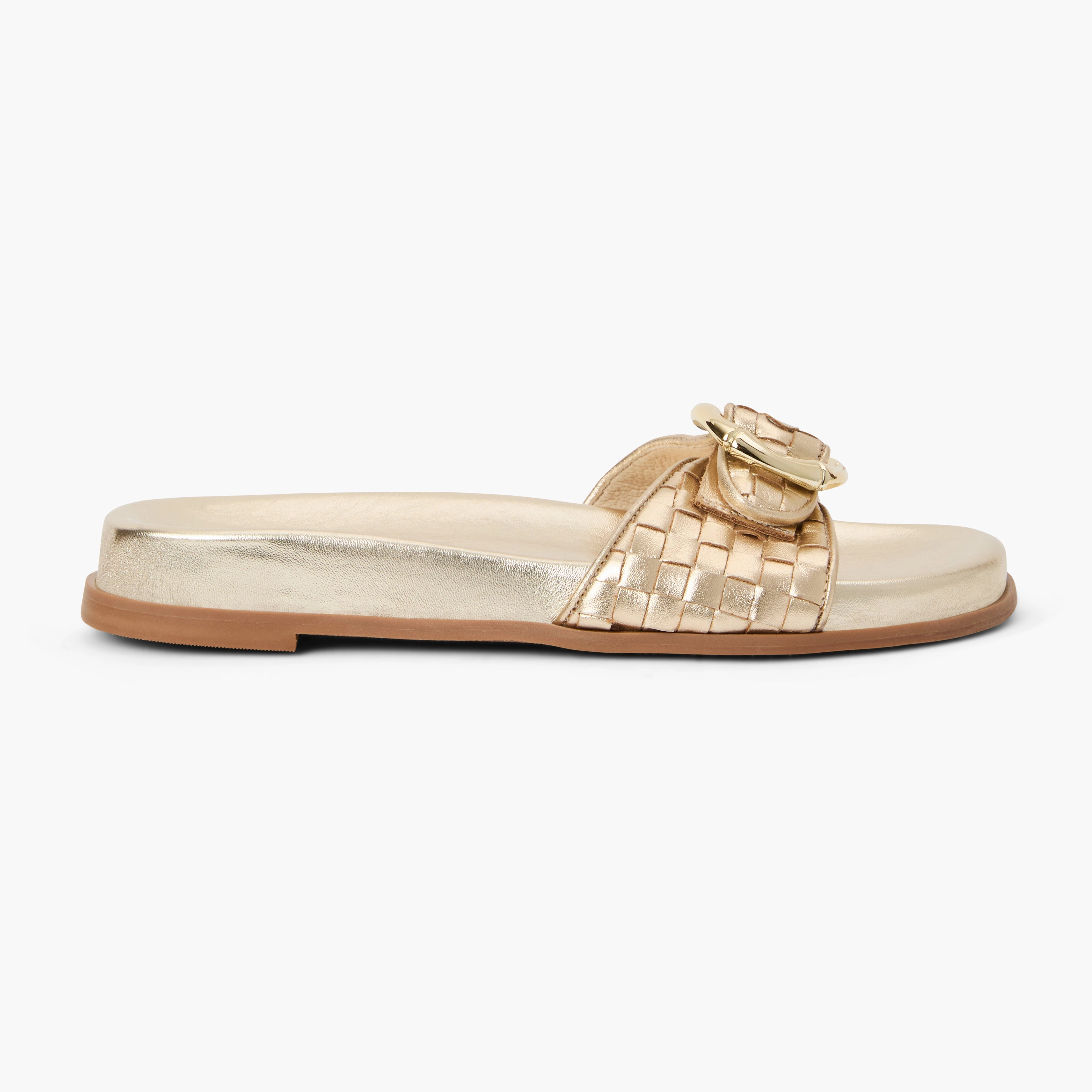 Essex Leather Comfort Slide Daily Flex