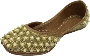 Ethnic Punjabi Mojari Juttis for Girls Toddler/Little Kid/Big Kid Ballerina Flat Shoes Jooti jutties