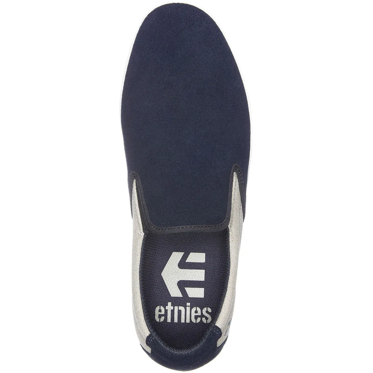 Etnies Veer Slip Skateboard Shoe - Navy/Tan