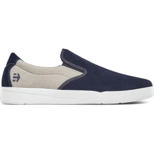 Etnies Veer Slip Skateboard Shoe - Navy/Tan