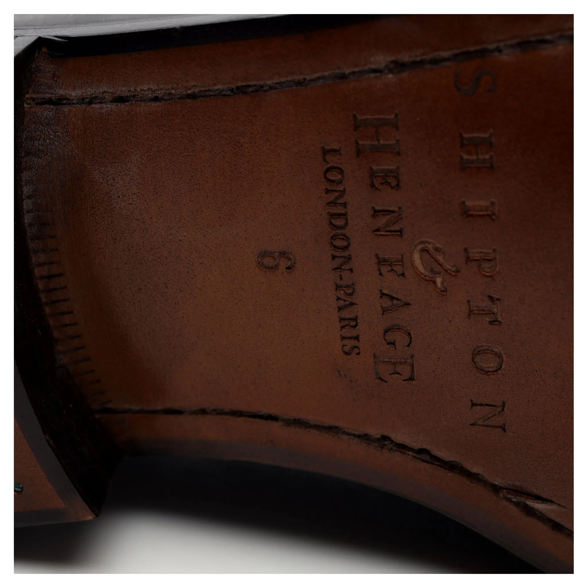 'Ettrick' Black Patent Leather Loafer UK 6