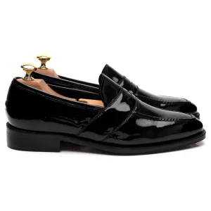 'Ettrick' Black Patent Leather Loafer UK 6