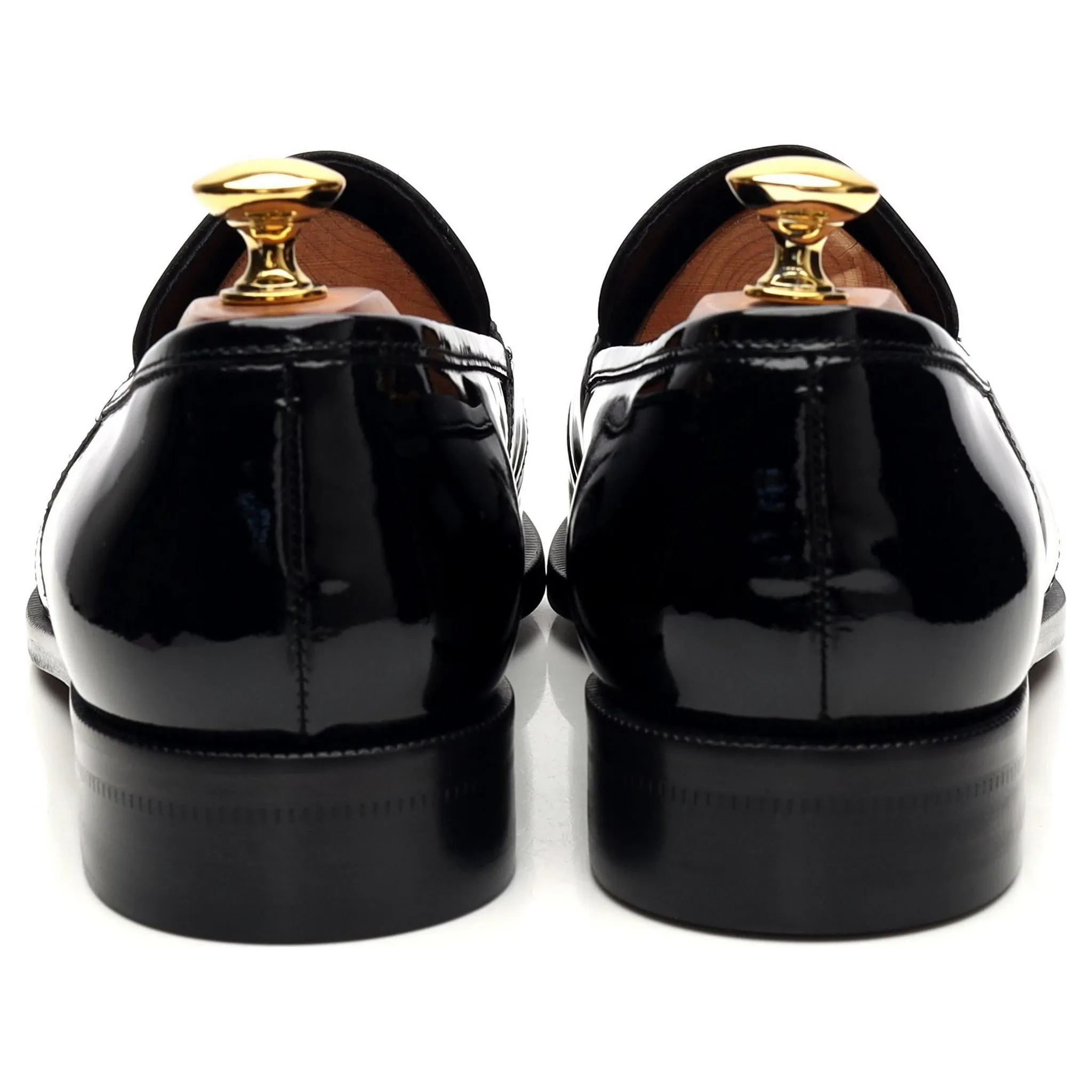 'Ettrick' Black Patent Leather Loafer UK 6