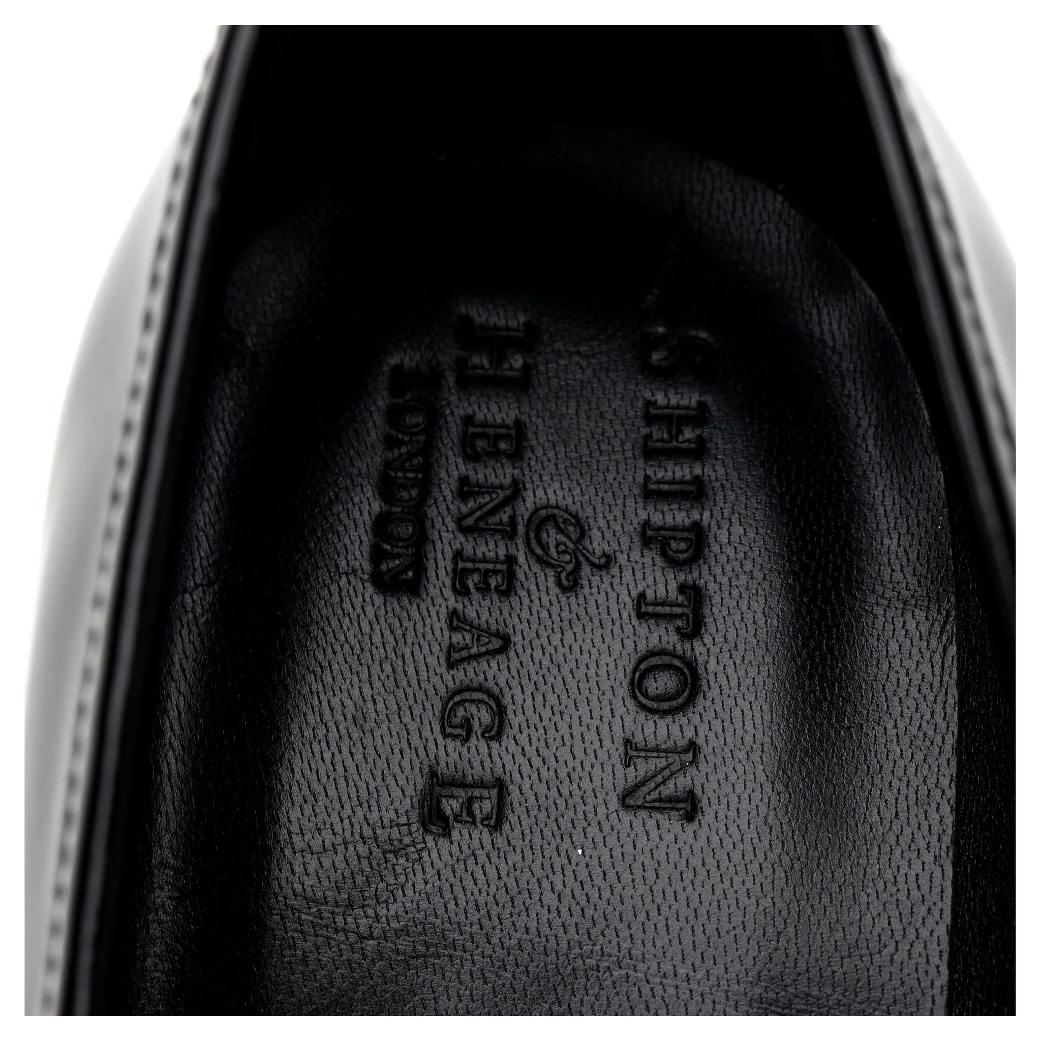 'Ettrick' Black Patent Leather Loafer UK 6