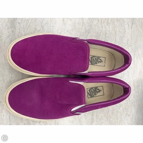 All Seasons Microfiber Overlays Shoes Sneakers By Vans In Purple, Size: 9.5