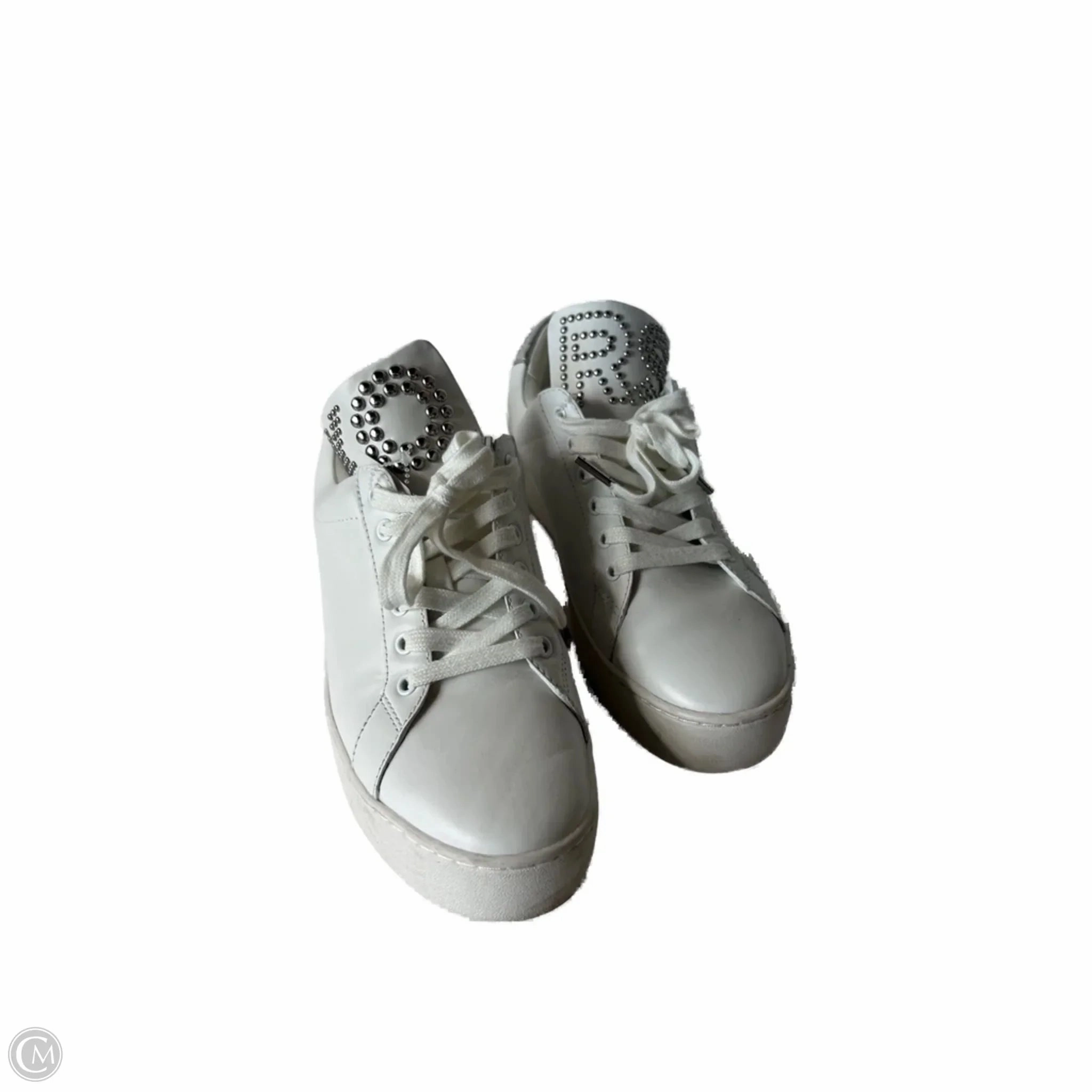 City Fit Natural motion Shoes Sneakers By Michael By Michael Kors In Silver & White, Size: 9.5