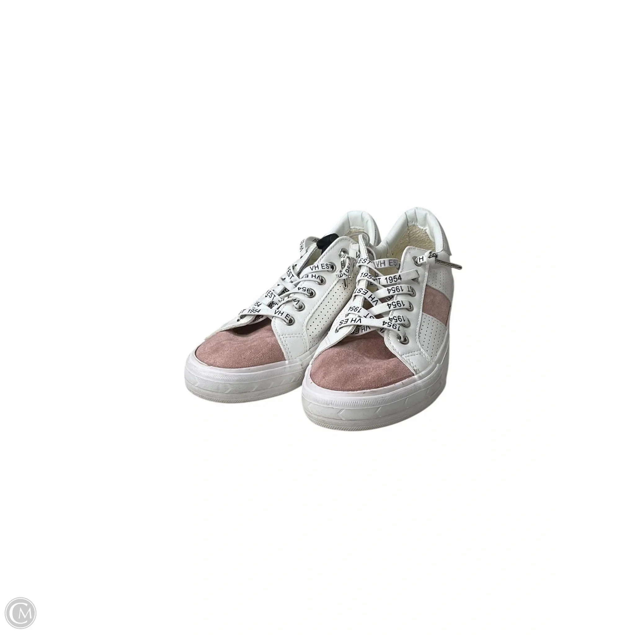 Recycled Rubber Compound Shoes Sneakers By Vintage Havana In Pink & White, Size: 7.5