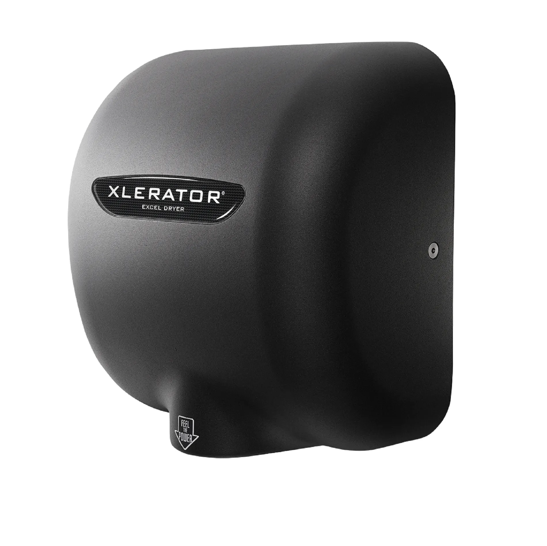 Excel Dryer XLERATOR® XL-GRH Hand Dryer with HEPA Filter - Textured Graphite Epoxy on Zinc Alloy High Speed Automatic Surface-Mounted