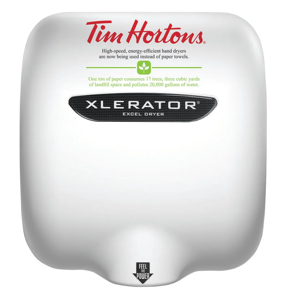 Excel Dryer XLERATOR® XL-SIH (Special Image) Hand Dryer with HEPA Filter - CUSTOM GRAPHICS on Zinc Alloy High Speed Automatic Surface-Mounted