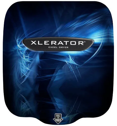 Excel Dryer XLERATOR® XL-SIH (Special Image) Hand Dryer with HEPA Filter - CUSTOM GRAPHICS on Zinc Alloy High Speed Automatic Surface-Mounted