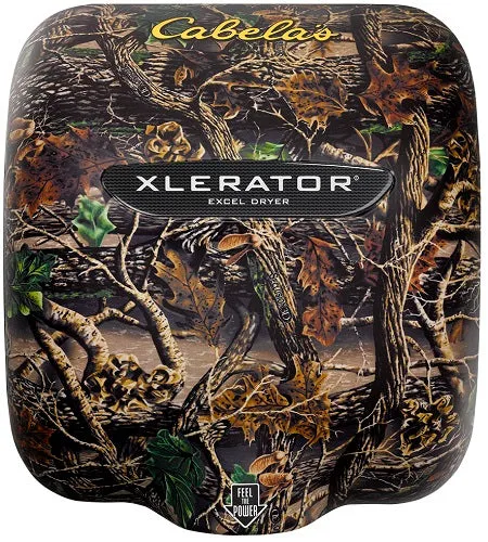 Excel Dryer XLERATOR® XL-SIH (Special Image) Hand Dryer with HEPA Filter - CUSTOM GRAPHICS on Zinc Alloy High Speed Automatic Surface-Mounted