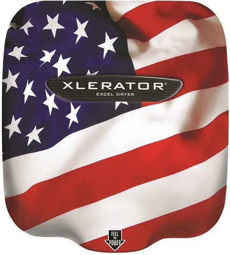 Excel Dryer XLERATOR® XL-SIH (Special Image) Hand Dryer with HEPA Filter - CUSTOM GRAPHICS on Zinc Alloy High Speed Automatic Surface-Mounted