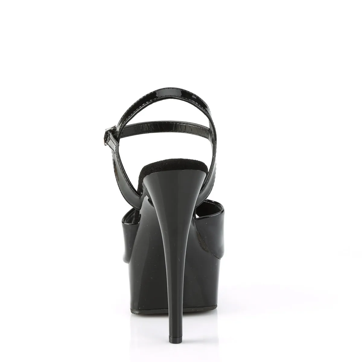 EXCITE-609 Pleaser Black Patent Sexy Platform Shoes (Pole Dancing Heels)