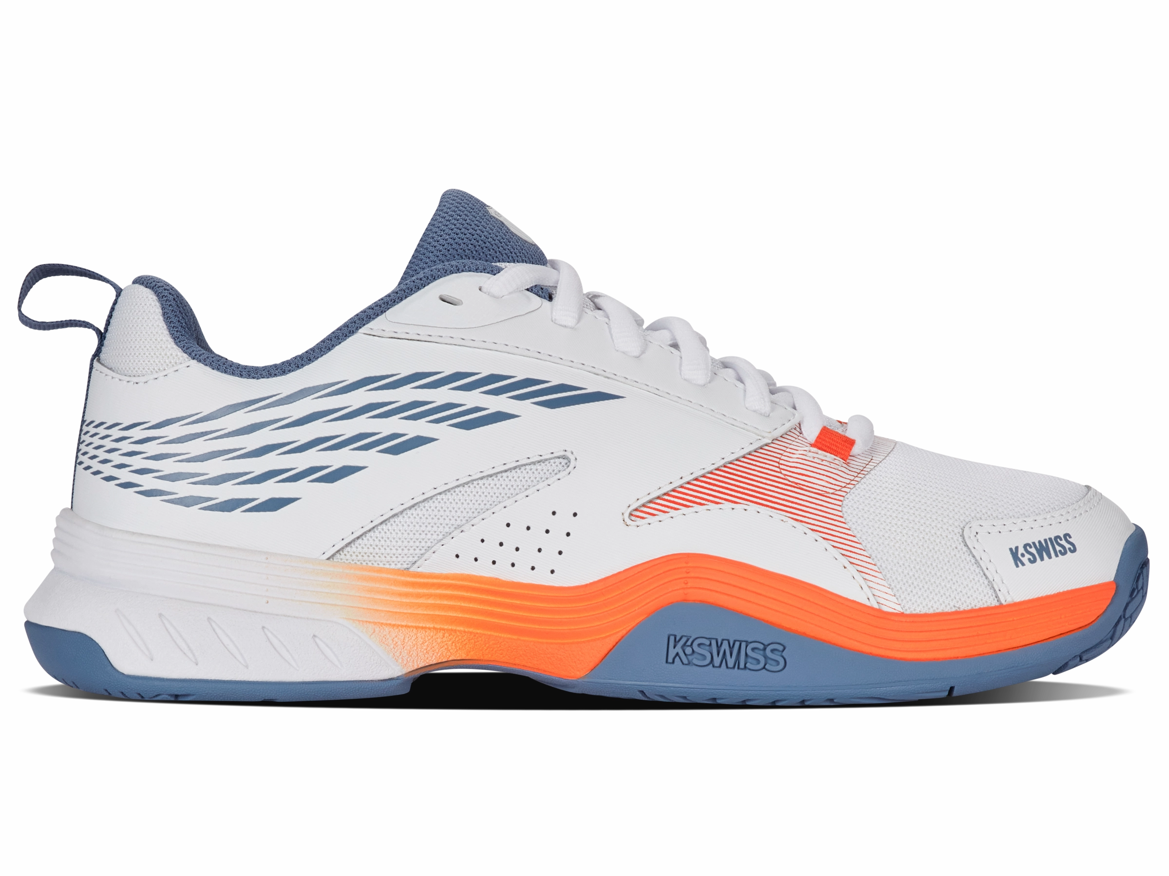 09190-155-M | SPEEDEX | WHITE/INFINITY/SCARLET IBIS Wear Resistant Outsole Ring Walk